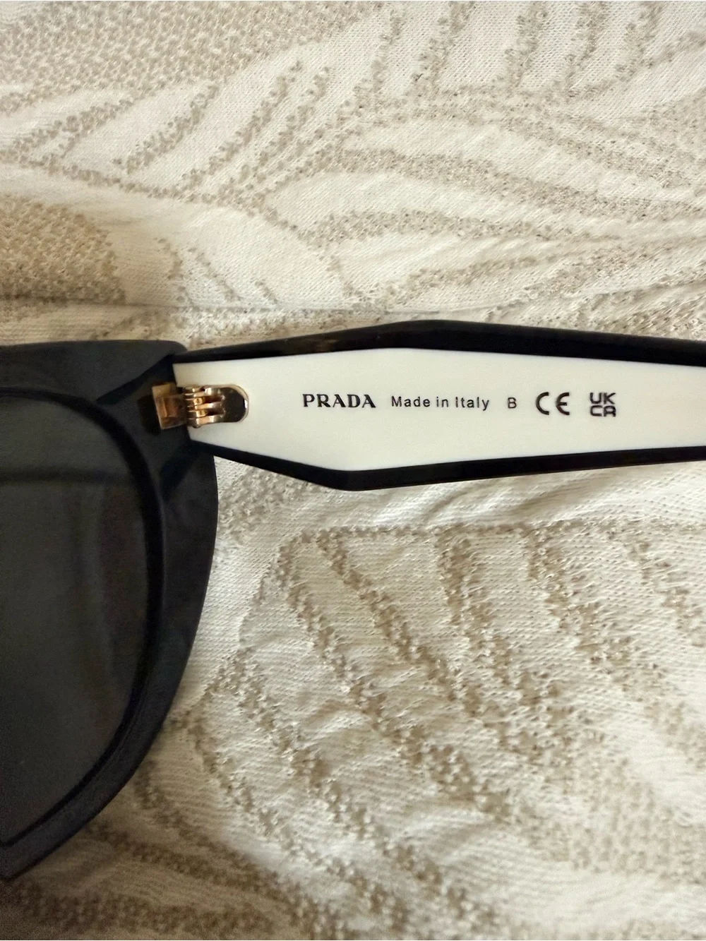 Prada Black Cat-Eye Sunglasses PR 14WS